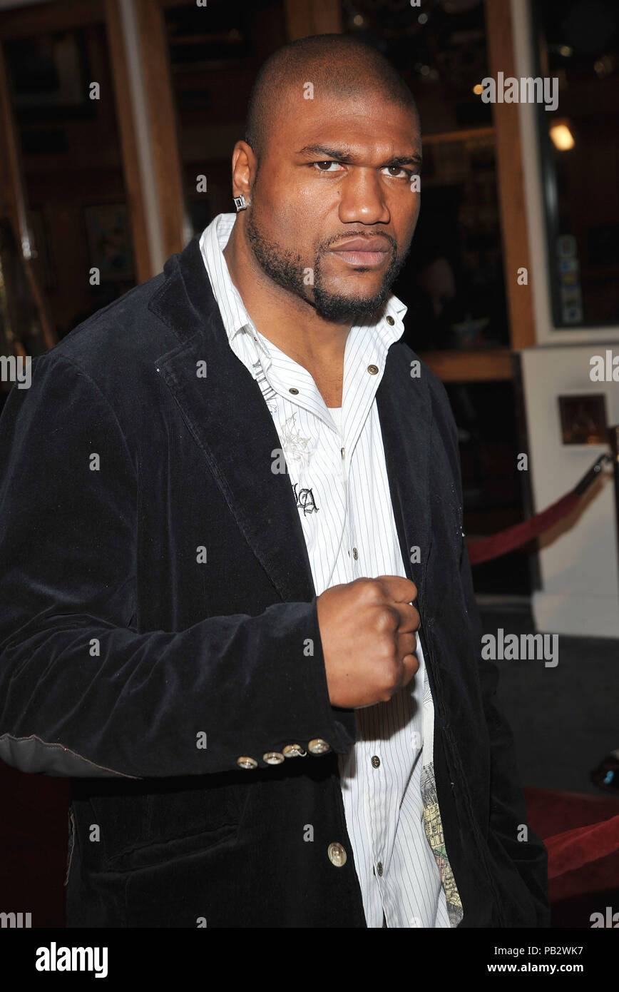 Quinton "Rampage" Jackson Fast & Furious Premiere at the Universal Amphitheatre In Los Angeles