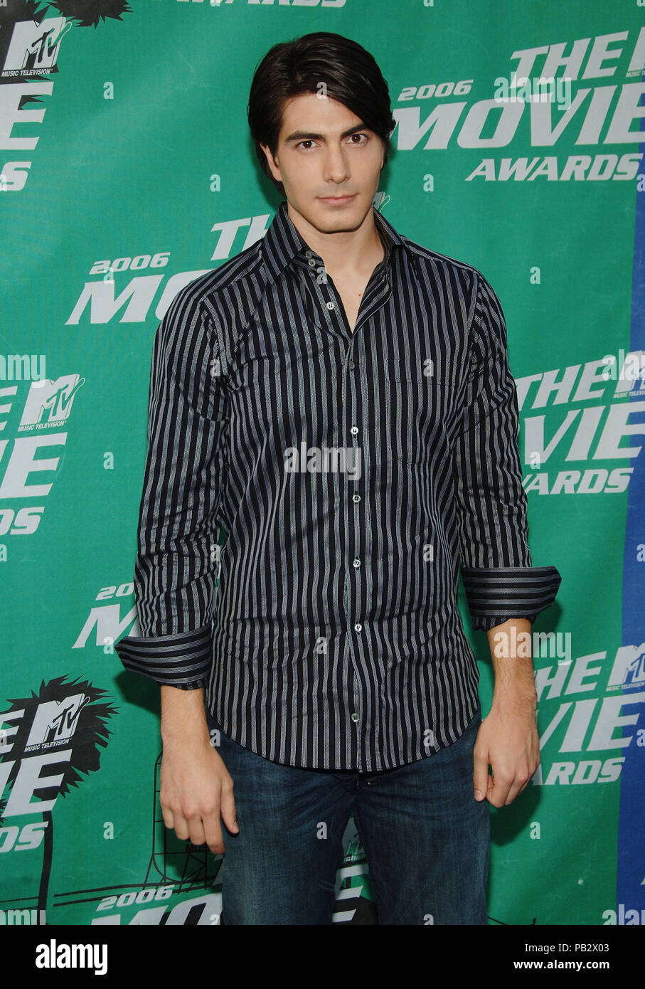 Brandon Routh arriving at the MTV Movie Awards at the Sony Lot in Los ...