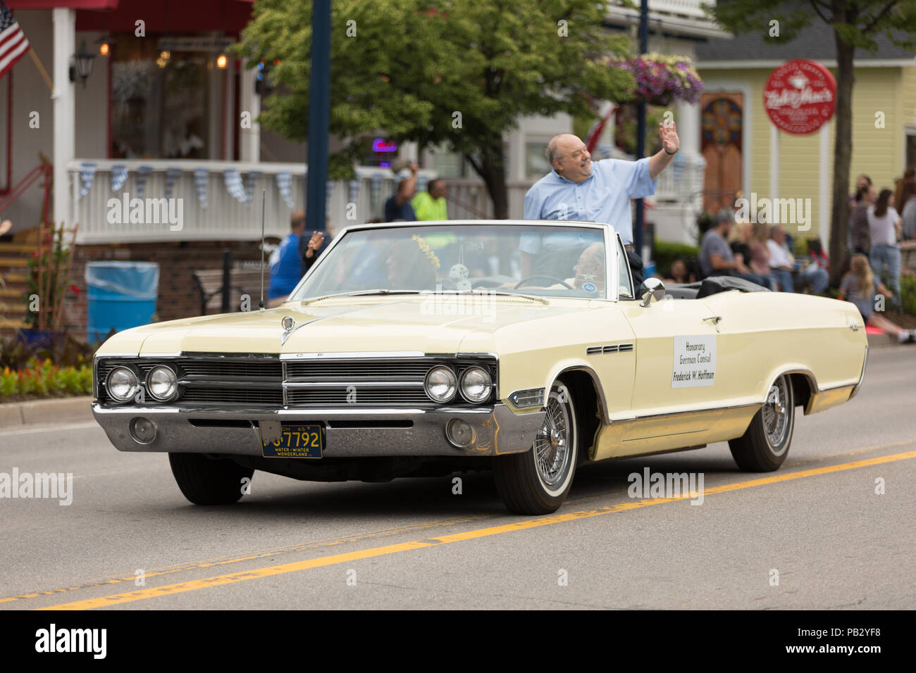 Frankenmuth, Michigan, USA June 10, 2018 The german consul Frederick