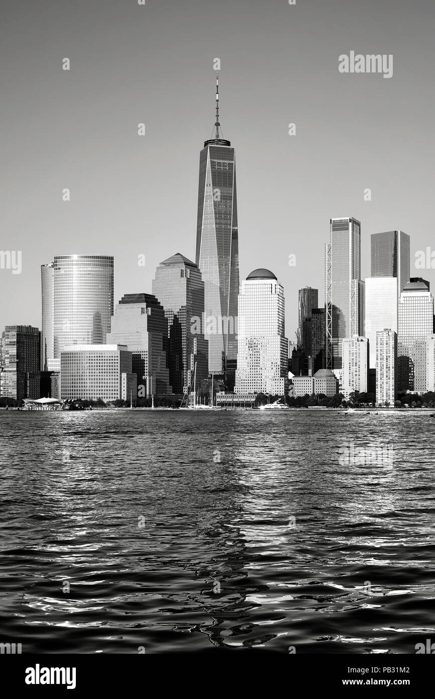 Skyline sunset wtc hi-res stock photography and images - Alamy
