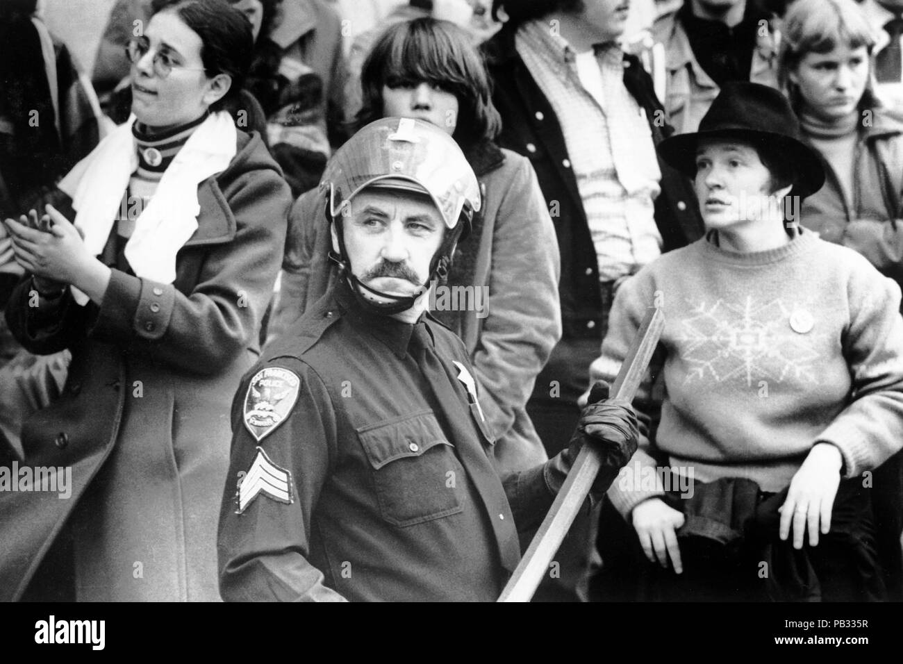 usa, san francisco, feminist demonstration, 70s Stock Photo