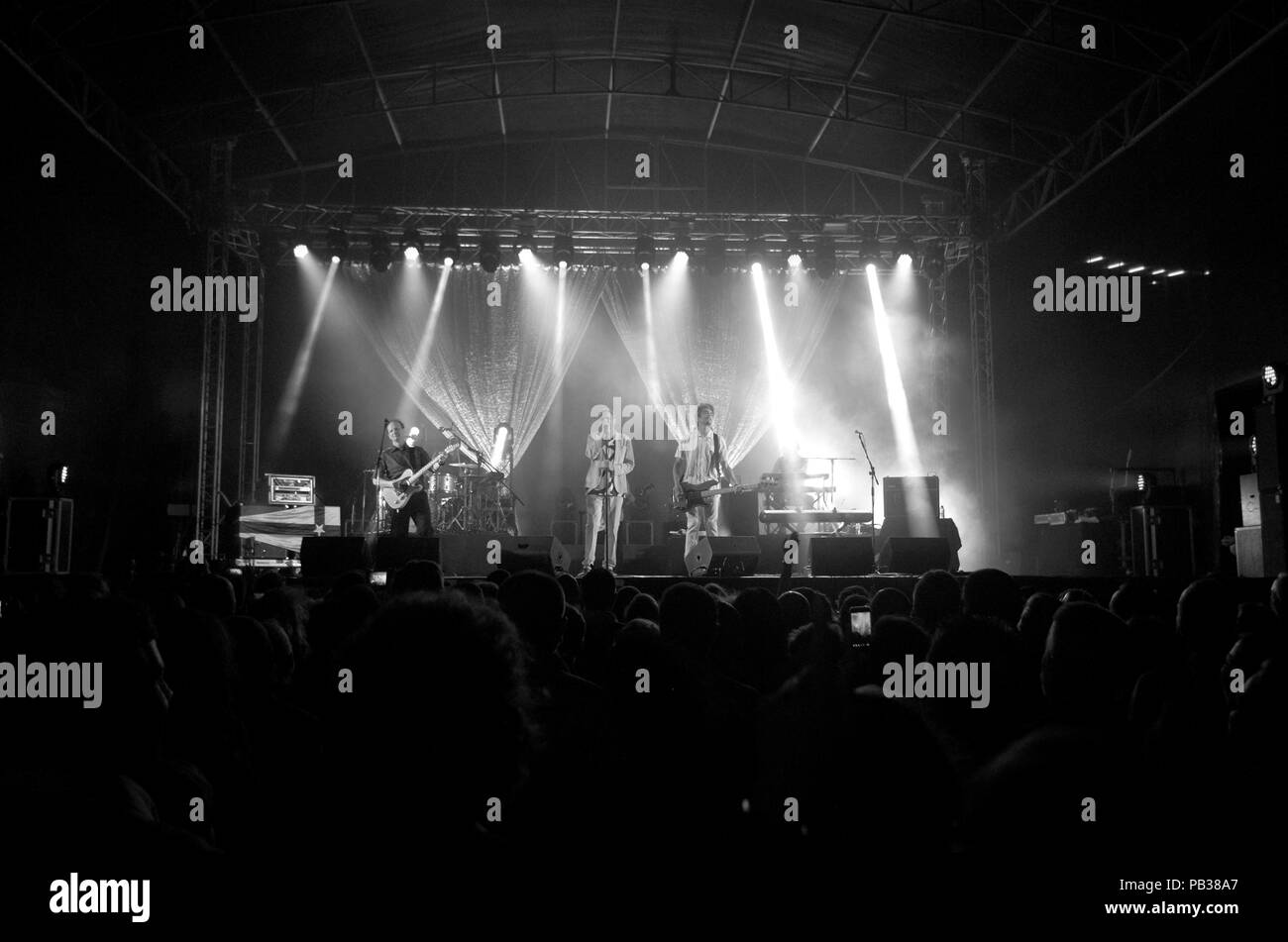 Algarve, Portugal. 25th July, 2018. GNR Concert at Al-Buhera Summer Festival 2018 in Albufeira. Credit: Angelo DeVal/Alamy Live News Stock Photo
