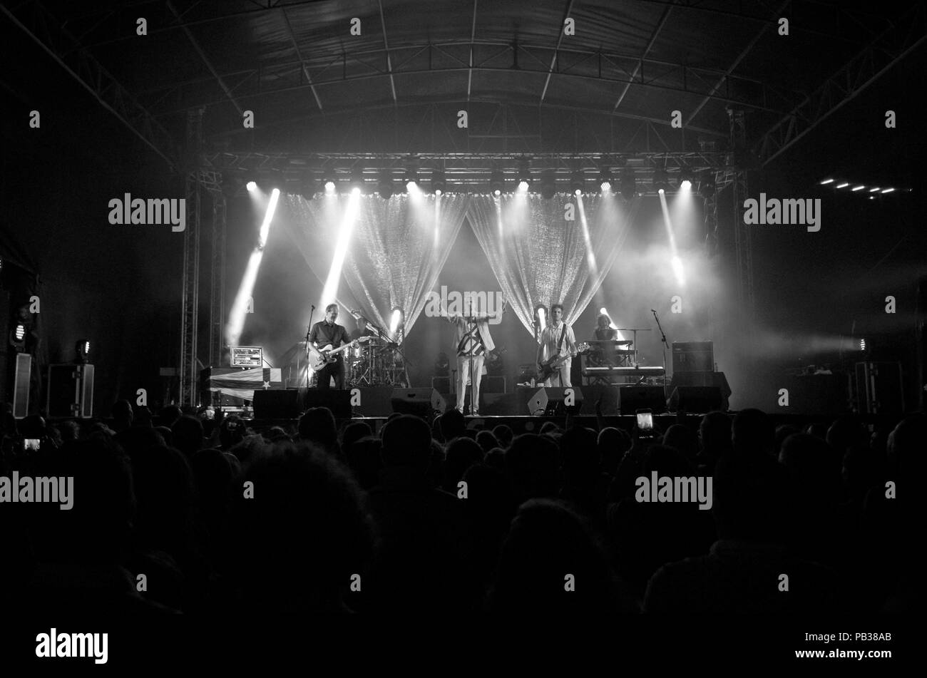 Algarve, Portugal. 25th July, 2018. GNR Concert at Al-Buhera Summer Festival 2018 in Albufeira. Credit: Angelo DeVal/Alamy Live News Stock Photo