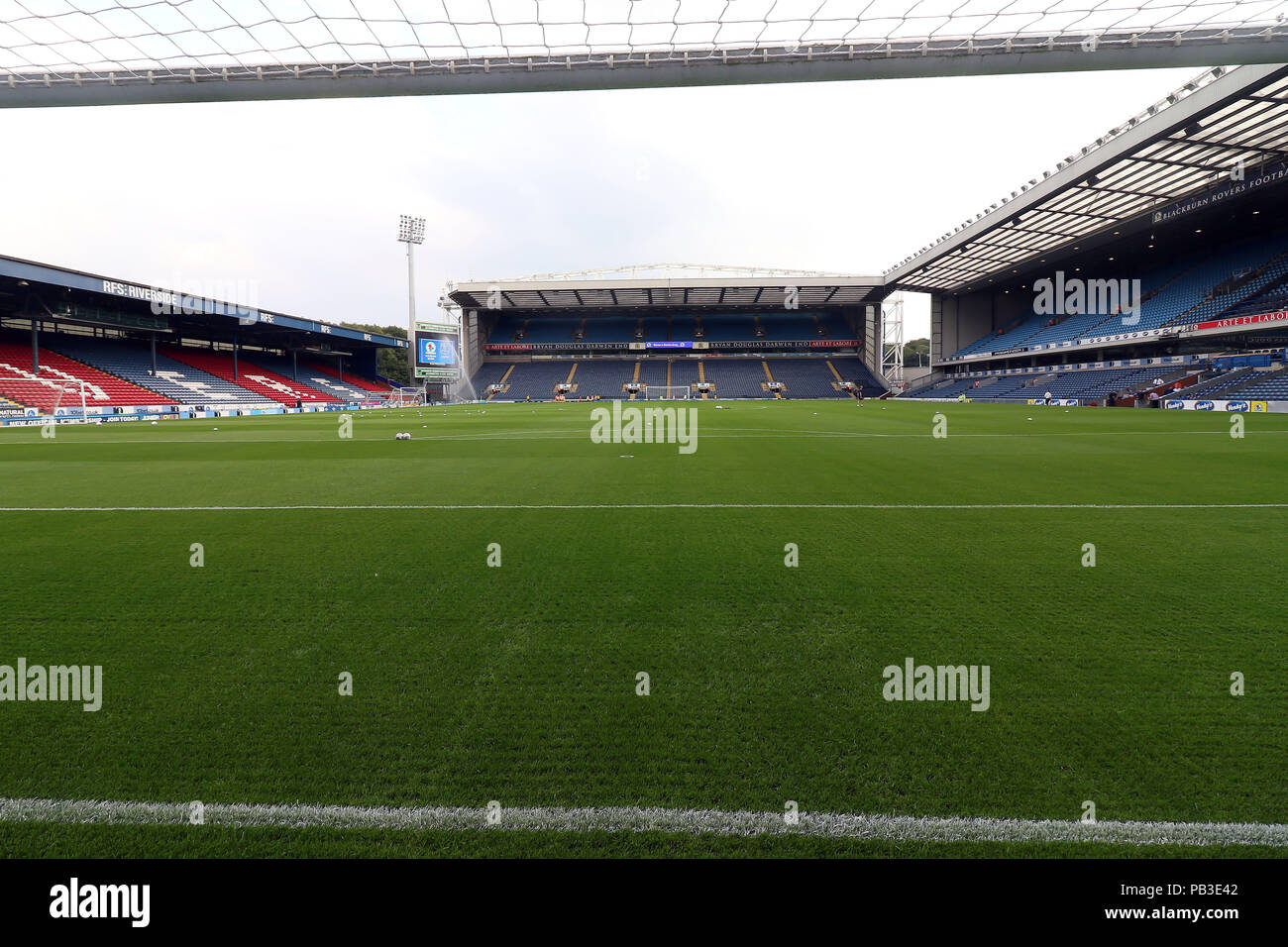 Blackburn, Lancashire, UK. 26th July, 2018. A general view of Ewood Park before the Pre-Season Friendly match between Blackburn Rovers and Everton at Ewood Park on July 26th 2018 in Blackburn, England. Credit: PHC Images/Alamy Live News Stock Photo