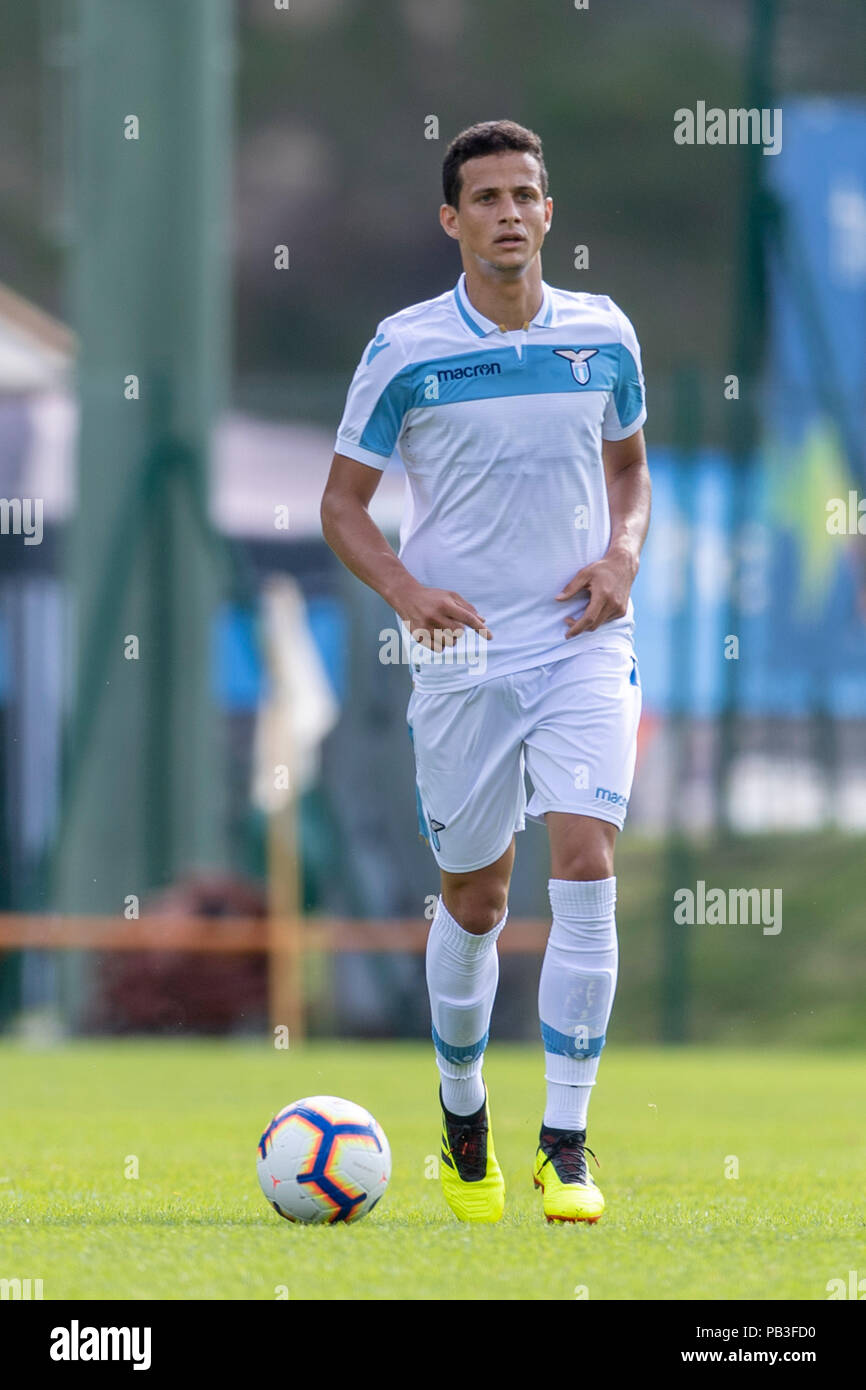 Luiz Felipe Ramos Marchi (Lazio) during the Italian Pre-season friendly  match between Lazio 3-0 Triestina at Municipal Stadium on July 25, 2018 at  Auronzo di Cadore, Italy. Credit: Maurizio Borsari/AFLO/Alamy Live News