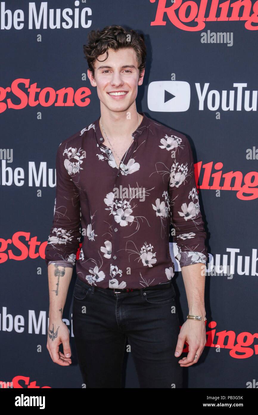 Brooklyn, NY, USA. 26th July, 2018. Shawn Mendes at arrivals for Rolling  Stone The Relaunch Presented