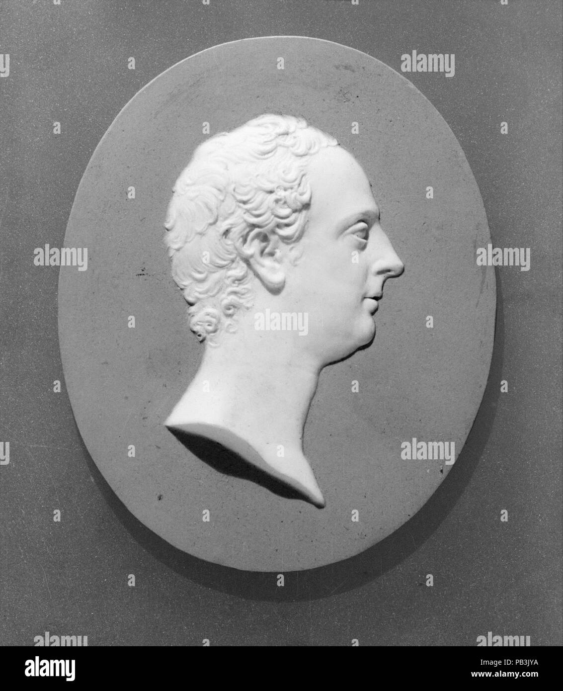 Thomas Pitt, Lord Camelford. Culture: British, Etruria, Staffordshire. Dimensions: 3 1/4 × 2 5/8 in. (8.3 × 6.7 cm). Maker: Wedgwood and Bentley (1760-80). Date: ca. 1780. Museum: Metropolitan Museum of Art, New York, USA. Stock Photo