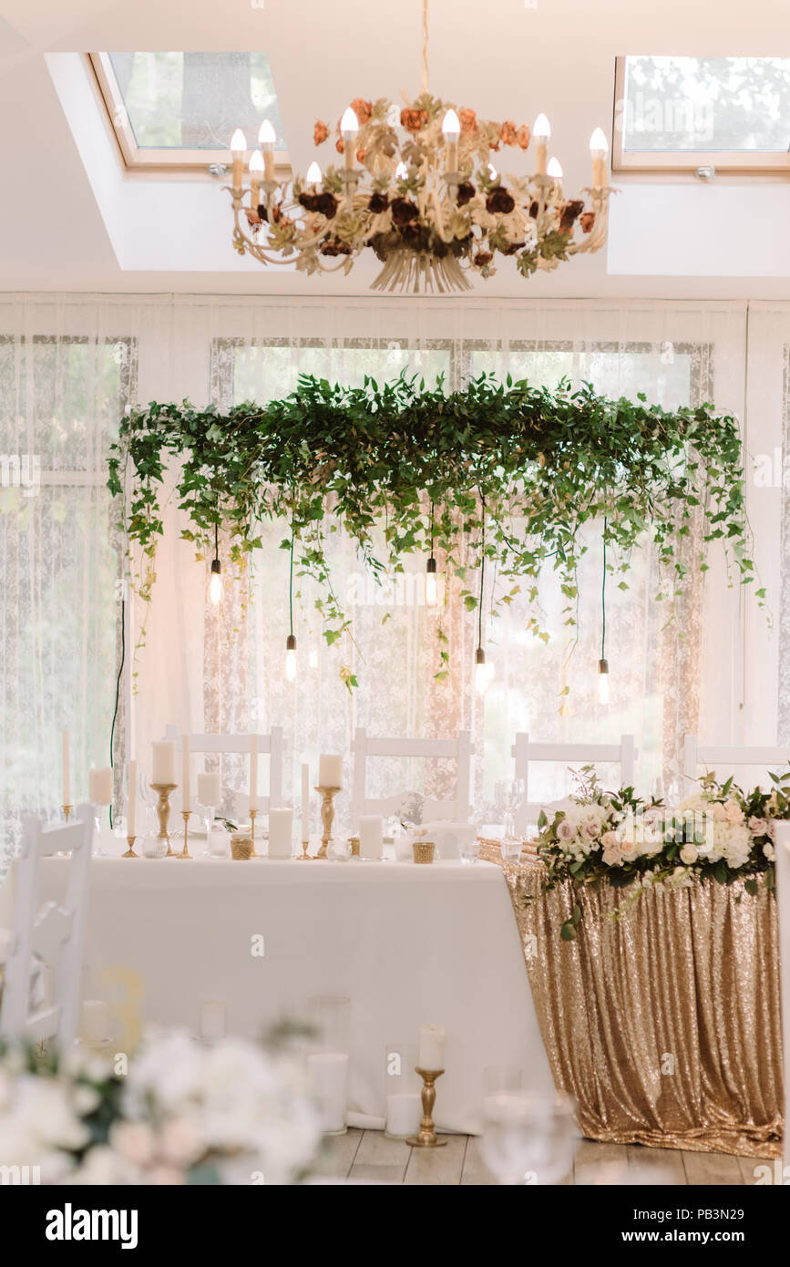Magnificent Decor Of A Wedding Table Very Beautiful Table Of The