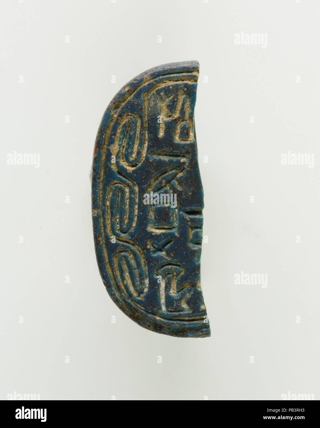 Scarab of an Official. Dimensions: L. 2.1 cm (13/16 in). Dynasty: Dynasty 12-18. Date: ca. 1981-1550 B.C.. Museum: Metropolitan Museum of Art, New York, USA. Stock Photo