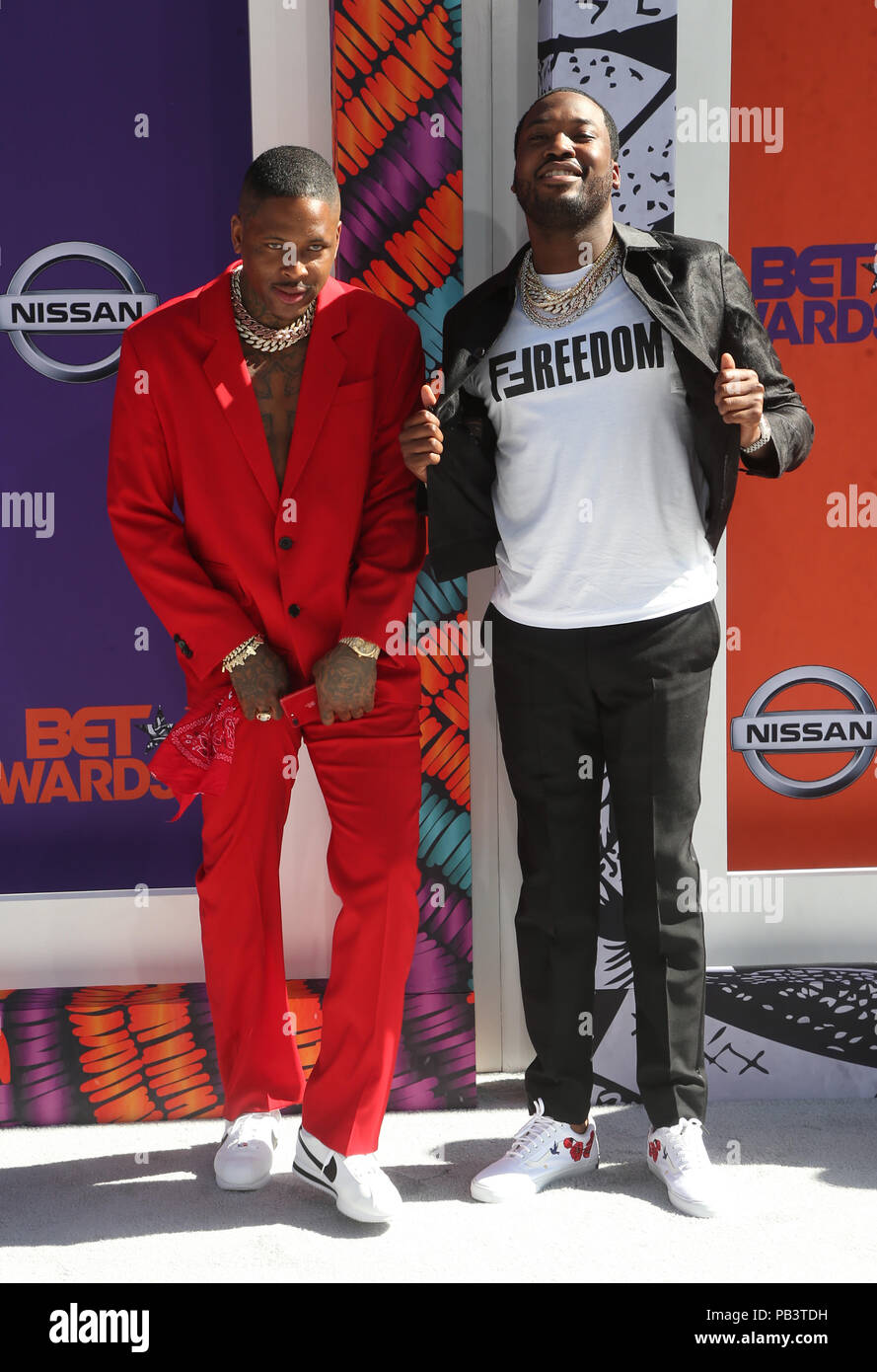 2018 BET Awards Featuring Woody McClain, Meek Mill Where Los Angeles