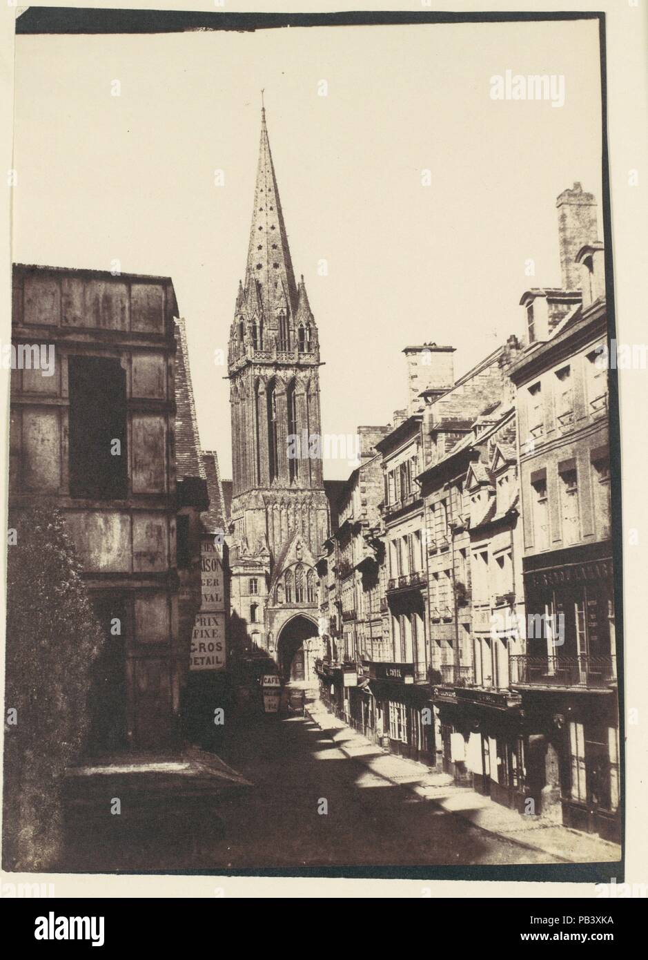 St Pierre Caen Artist Unknown British Date 1850s Museum Metropolitan Museum Of Art New York Usa Stock Photo Alamy