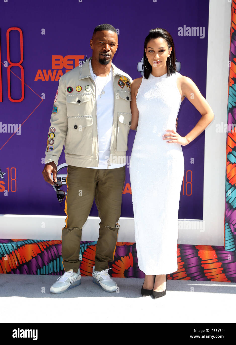 2018 BET Awards Featuring: Jamie Foxx, Corinne Foxx Where: Los Angeles