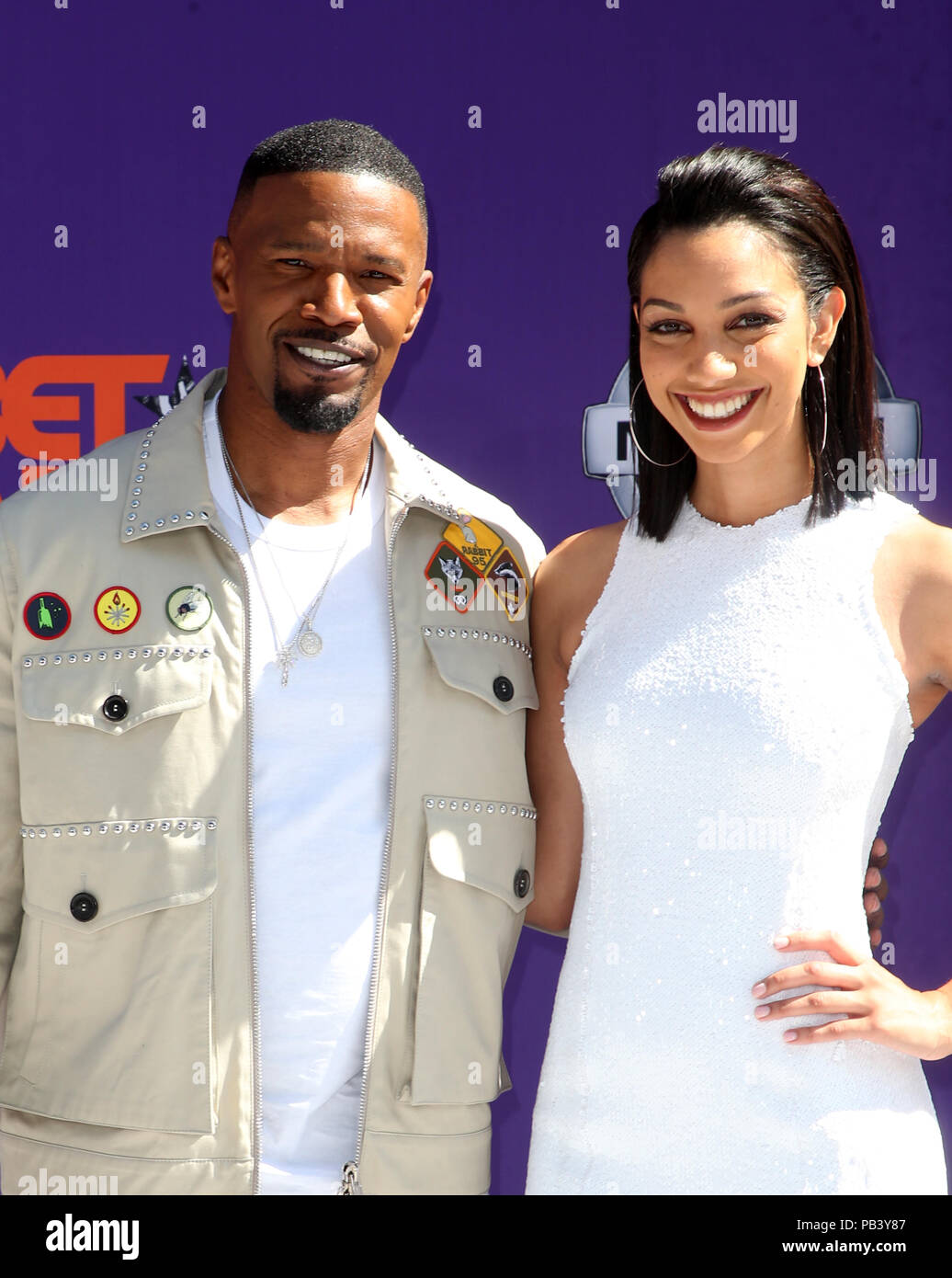 2018 BET Awards Featuring: Jamie Foxx, Corinne Foxx Where: Los Angeles