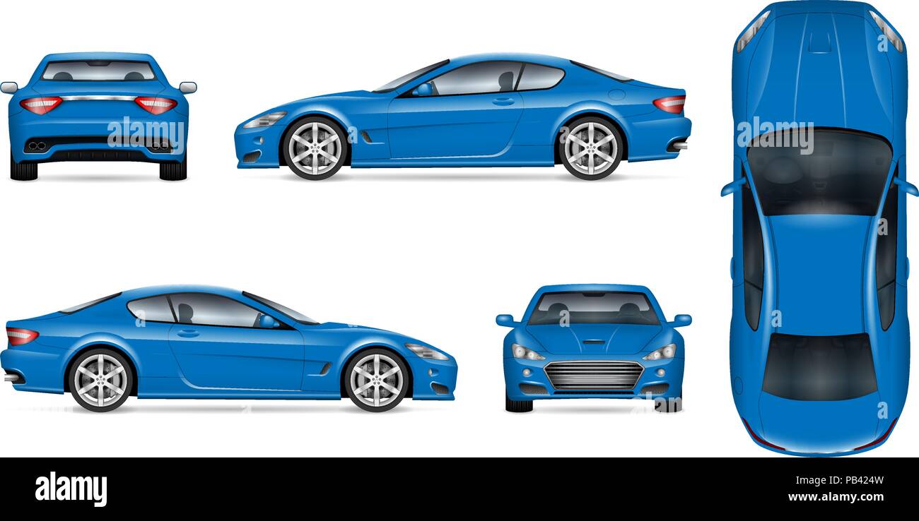 Car Side White Background