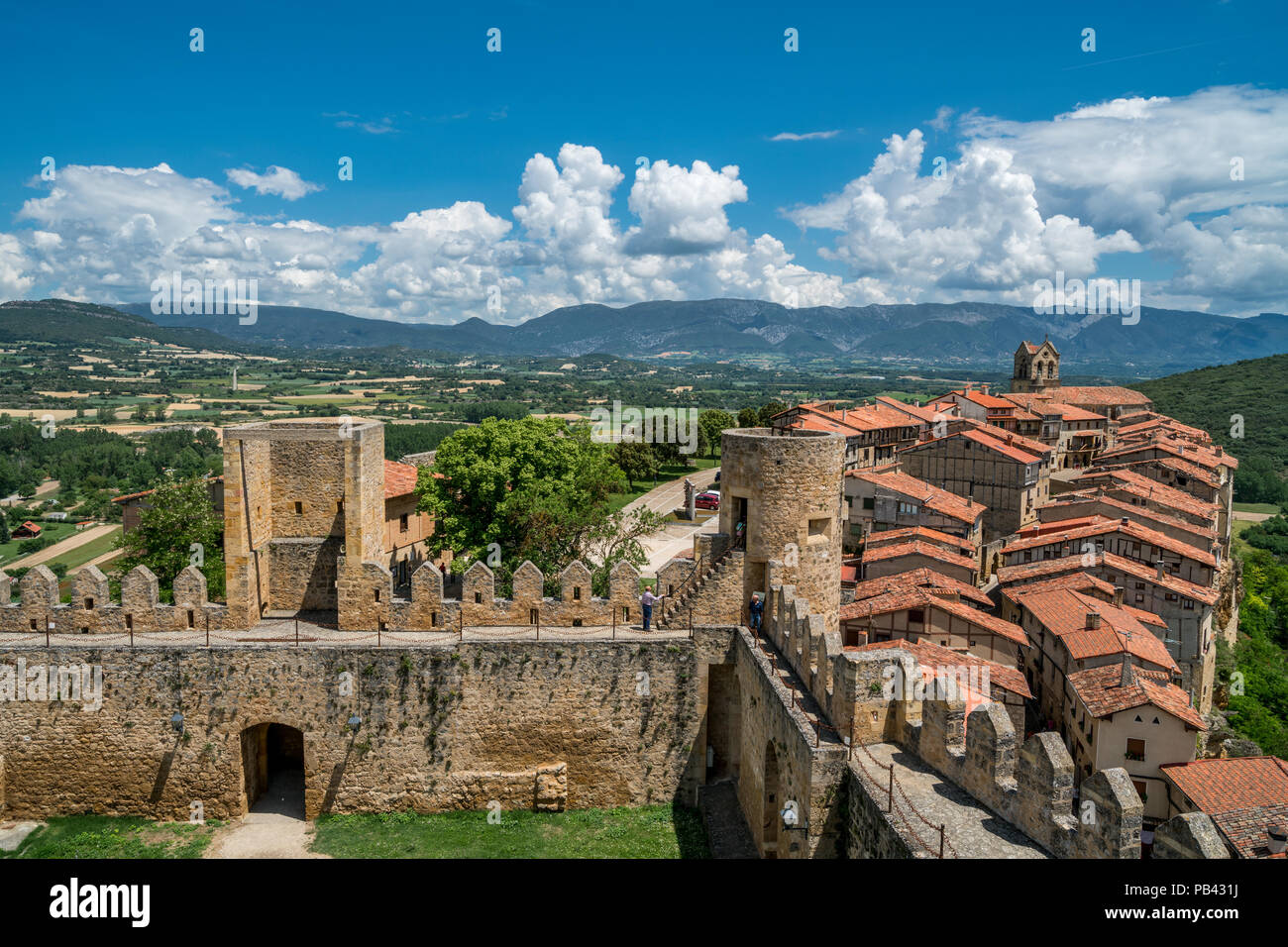 burgos-aerial-view-castle-hi-res-stock-photography-and-images-alamy