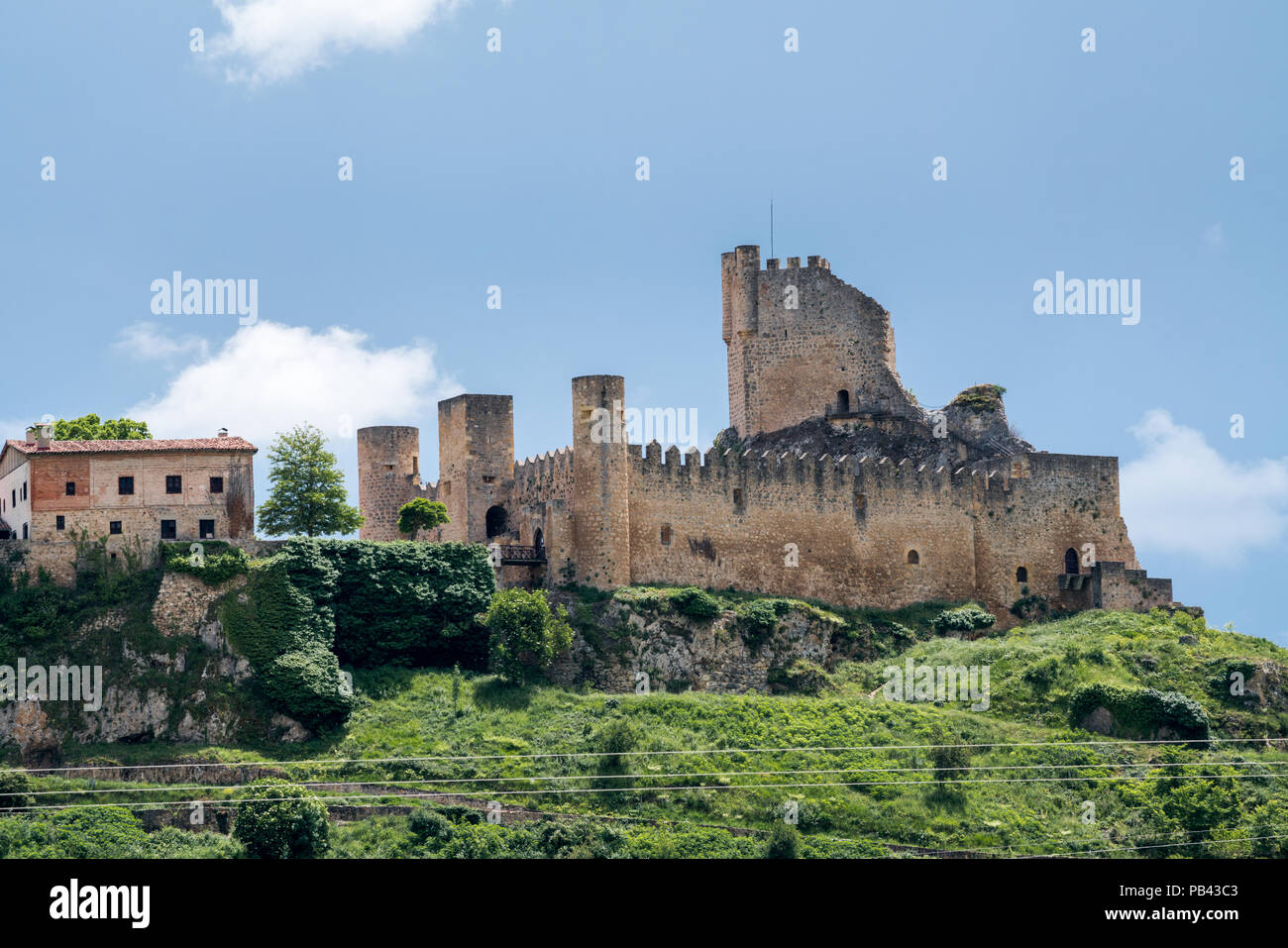 11th Century Castle In Small Town Frias Province Of Burgos Castile And Leon Spain Stock Photo Alamy