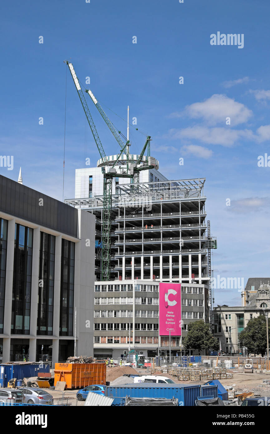 Cardiff central car park hi-res stock photography and images - Alamy