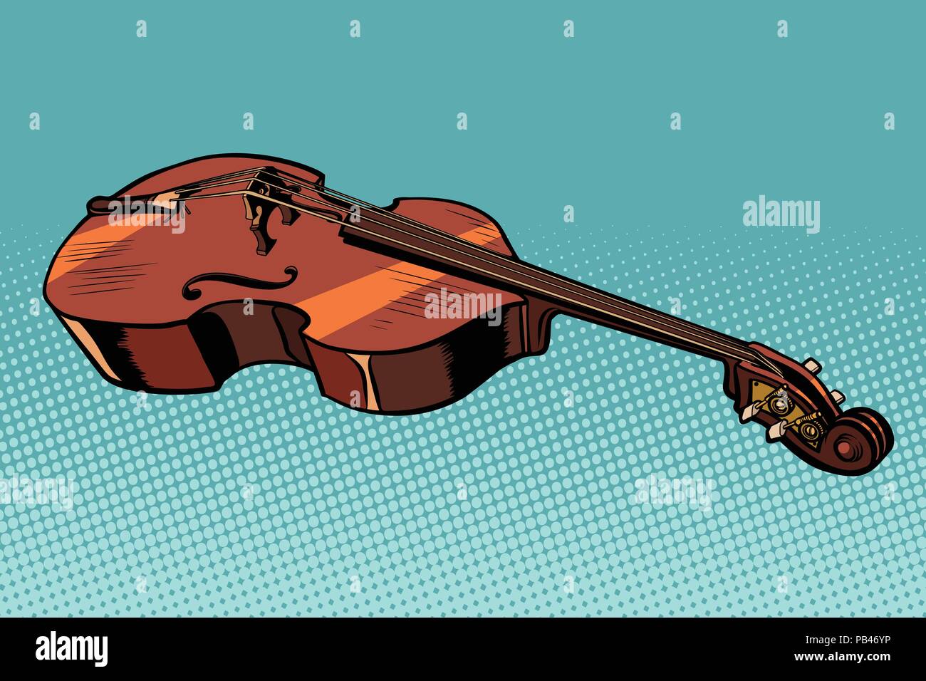 Viola Musical Violín stradivarius Stock Vector Images - Alamy