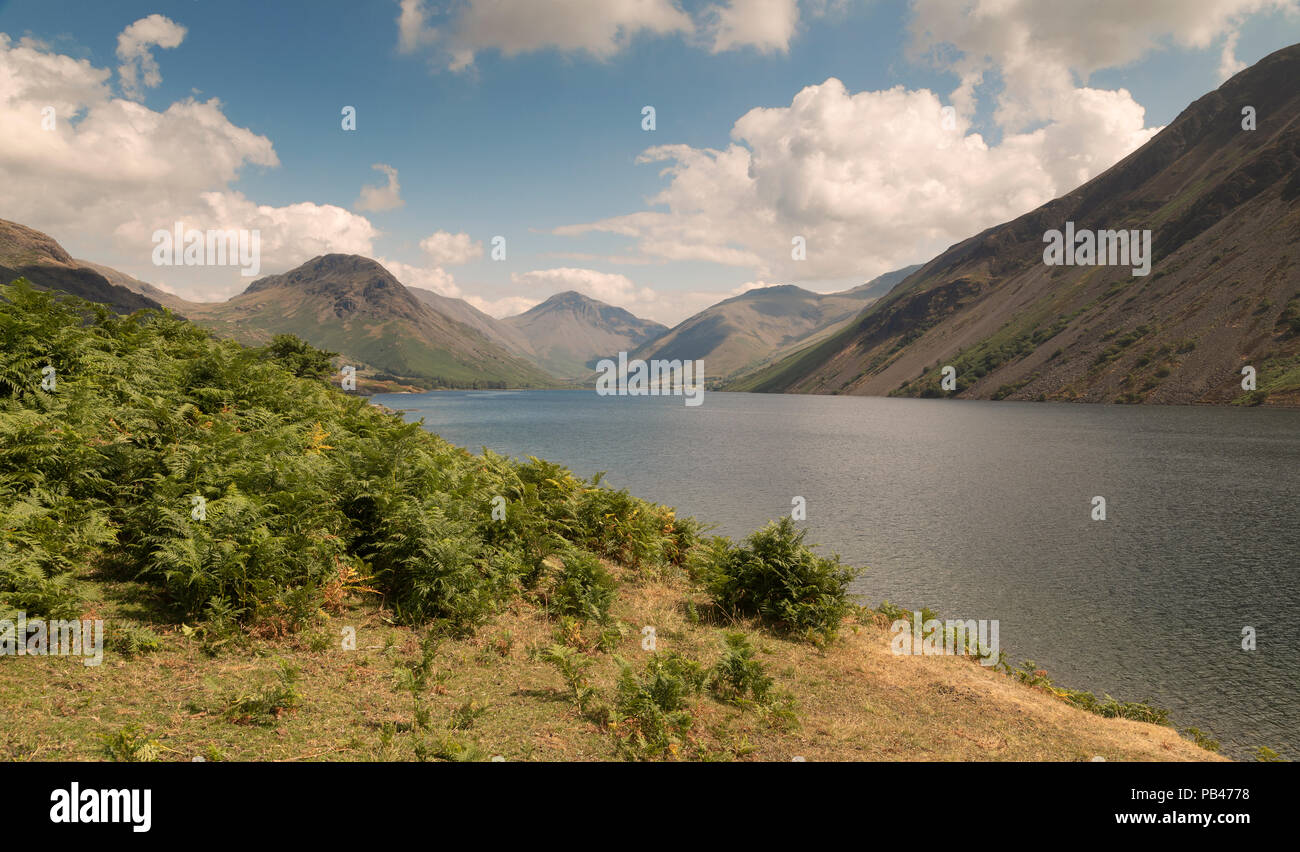 An Image Of A Beautiful Mountain Lake Shot In The Lake District an-image-of-a-beautiful-mountain-lake-shot-in-the-lake-district