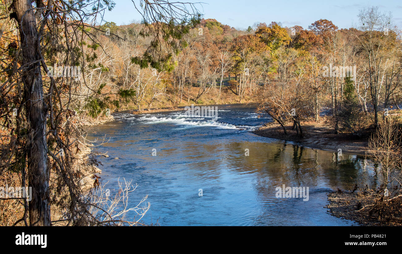LIMESTONE, TN, USA14 NOVEMBER 17 The Nolichucky River, in early