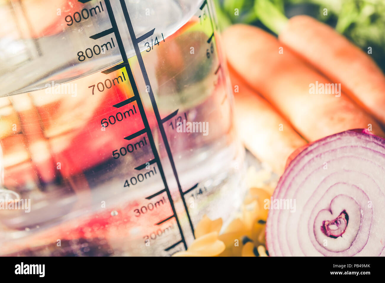 Measuring Cup And Water High Resolution Stock Photography And Images Alamy