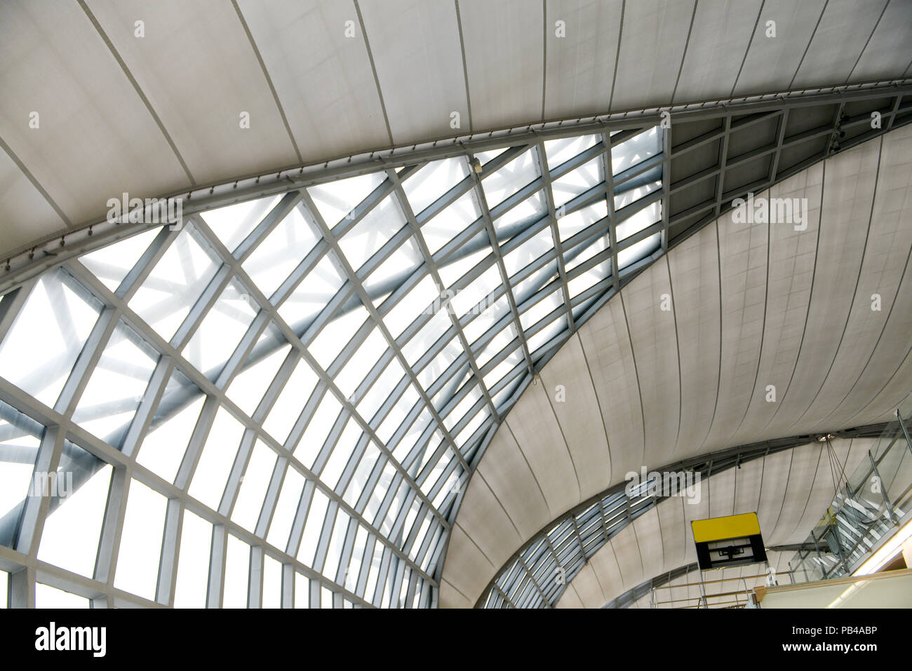 Airport Terminal Roof Abstract Architecture Detail Background