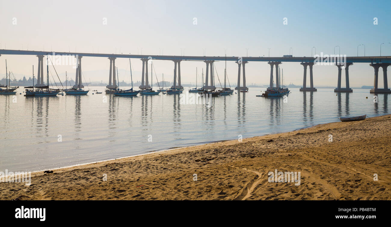 San Diego Coronado Bridge Stock Photo