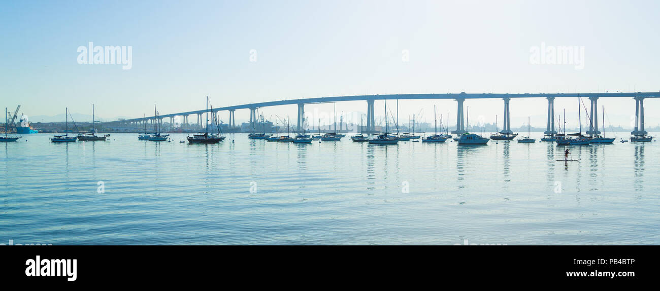 San Diego Coronado Bridge Stock Photo