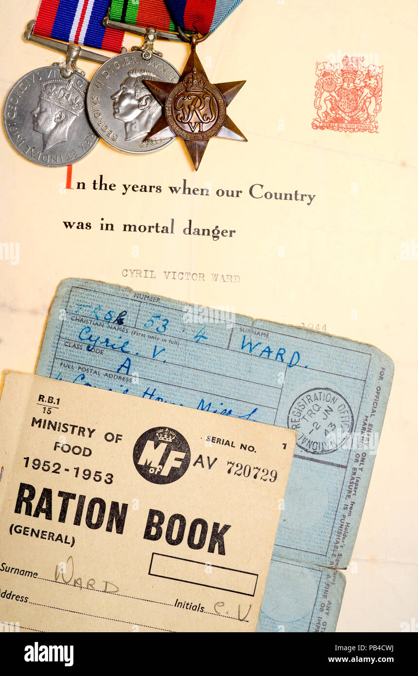 World war two food rationing hi-res stock photography and images - Alamy