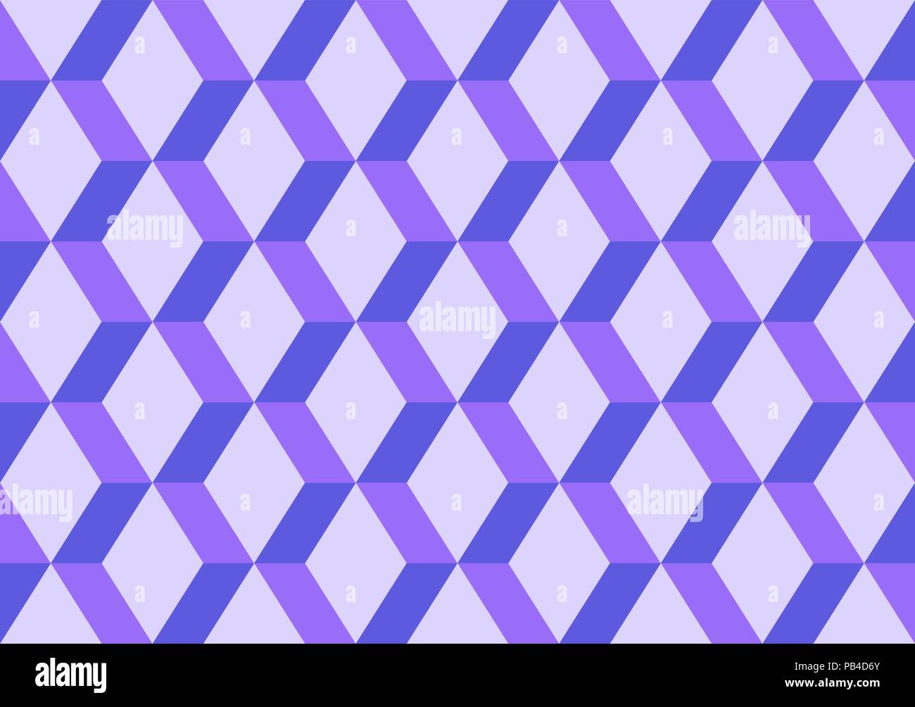 Vector Geometric Background. 3D Illusion Stock Vector