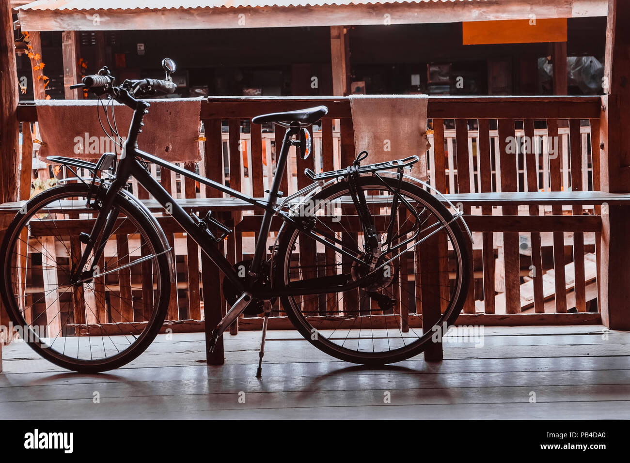 Retro vintage bike background Stock Photo - Alamy