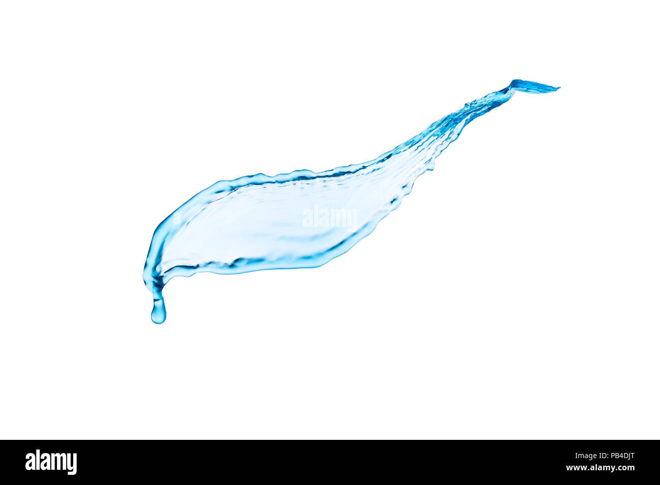 Splash of water on a white background isolated Stock Photo - Alamy