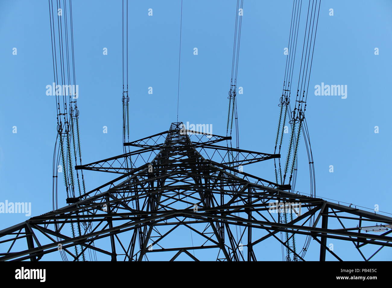 Electricity Power Pylon Stock Photo Alamy