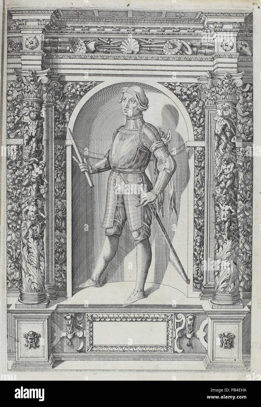 Plate 81 from Augustissimorium Imperatorum Regum Stock Photo - Alamy