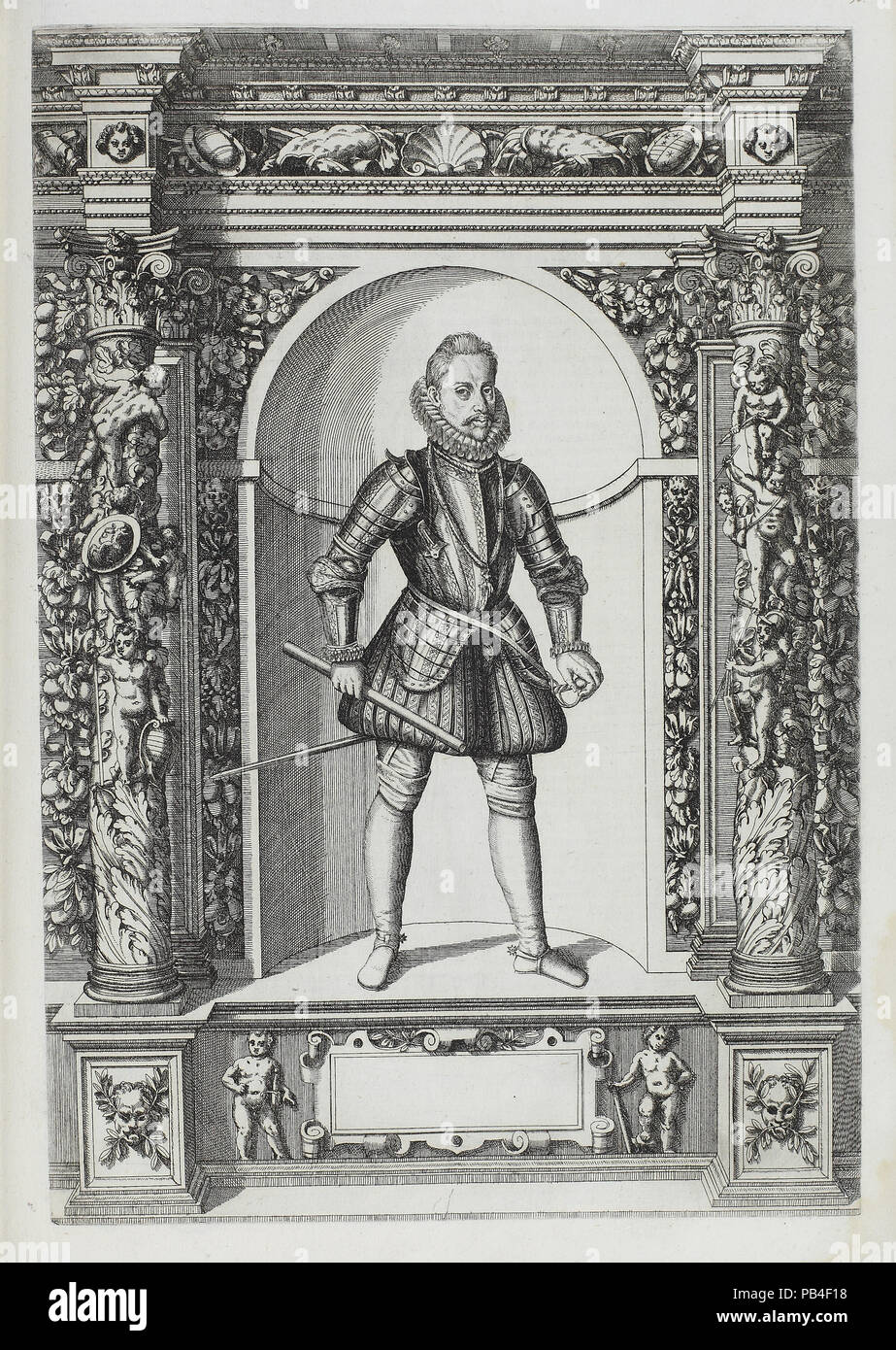 Plate 98 from Augustissimorium Imperatorum Regum Stock Photo - Alamy