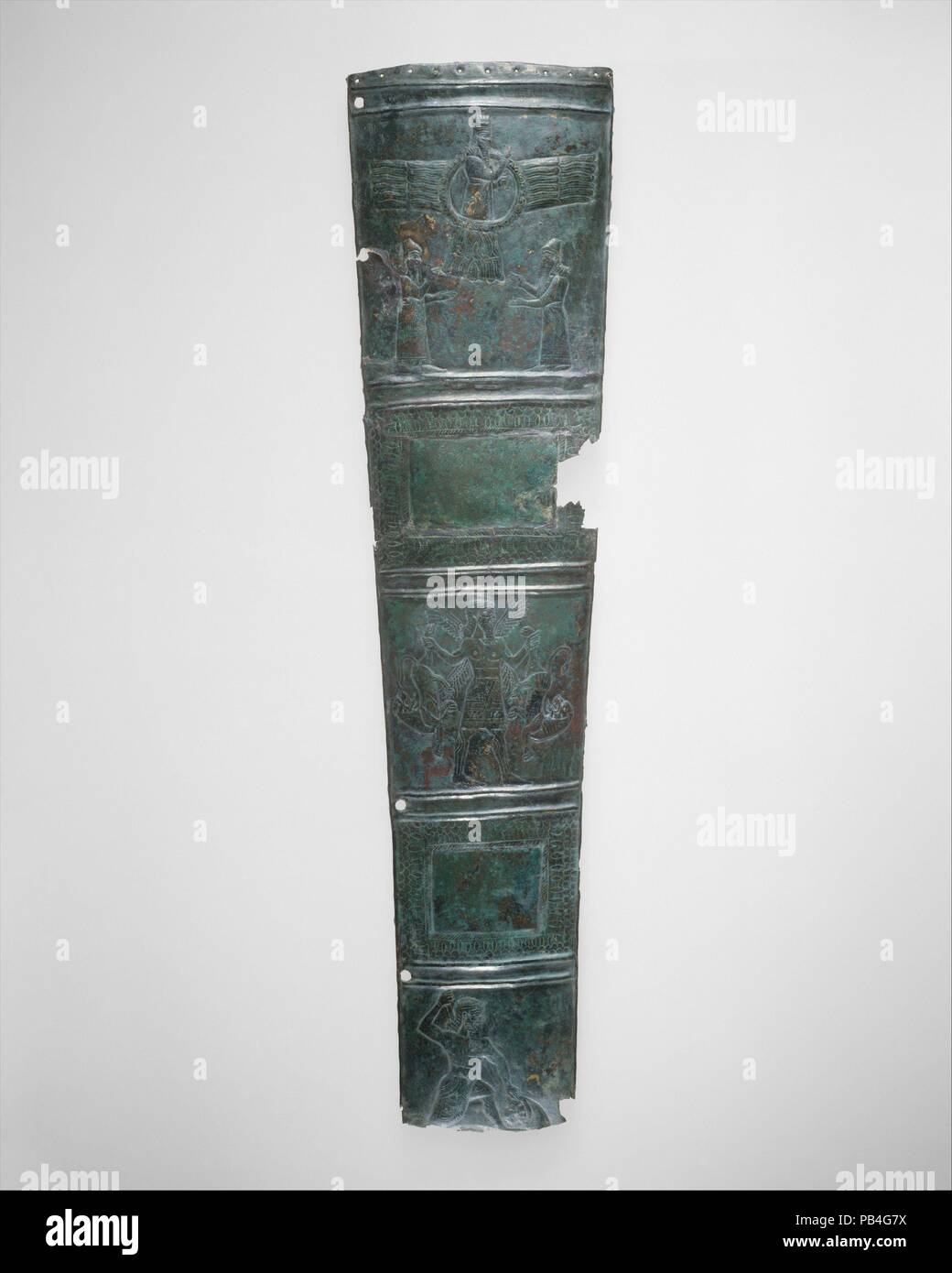 Quiver cover. Dimensions: 5.31 x 21.26 in. (13.49 x 54 cm). Date: ca. 9th-8th century B.C.. Museum: Metropolitan Museum of Art, New York, USA. Stock Photo
