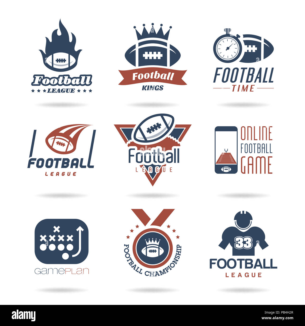 Icons Football High Resolution Stock Photography and Images - Alamy