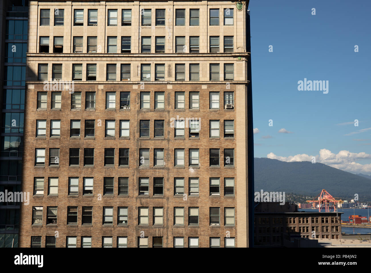 Vancouver Parking lot Stock Photo Alamy