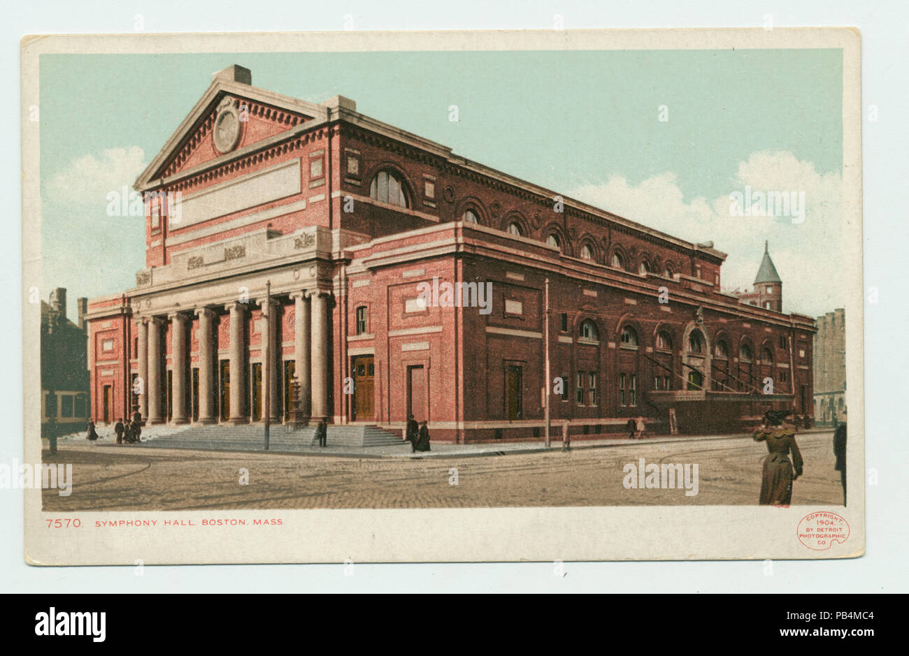 1592 Symphony Hall, Boston, Mass (NYPL b12647398-465163) Stock Photo