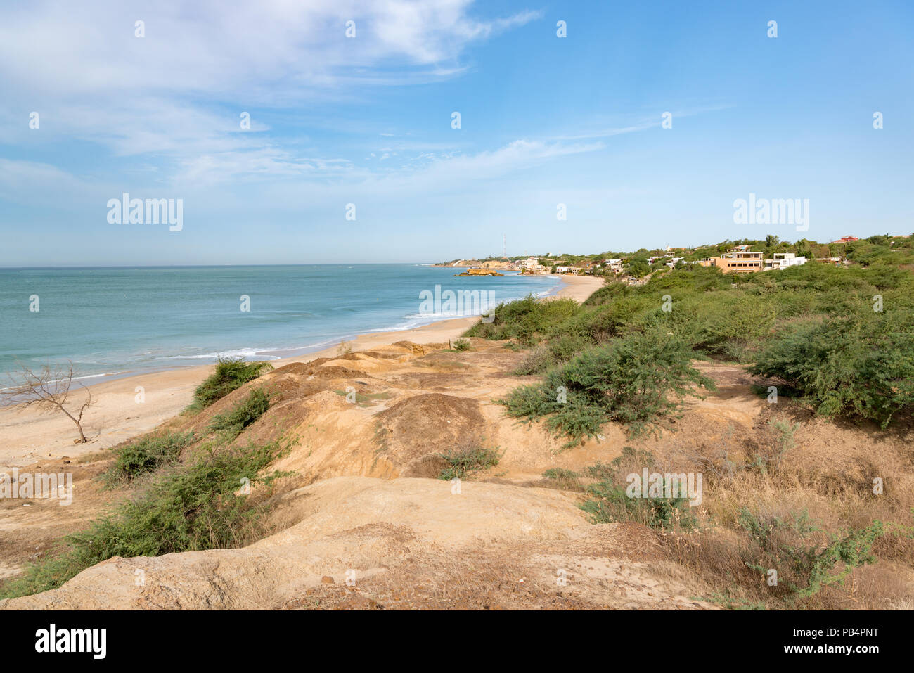 View from the Cap de Naze in Popenguine, Thies region, Senegal Stock Photo