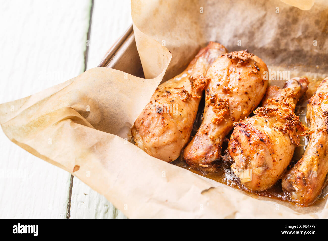 Birds legs roasted in furnace Stock Photo Alamy