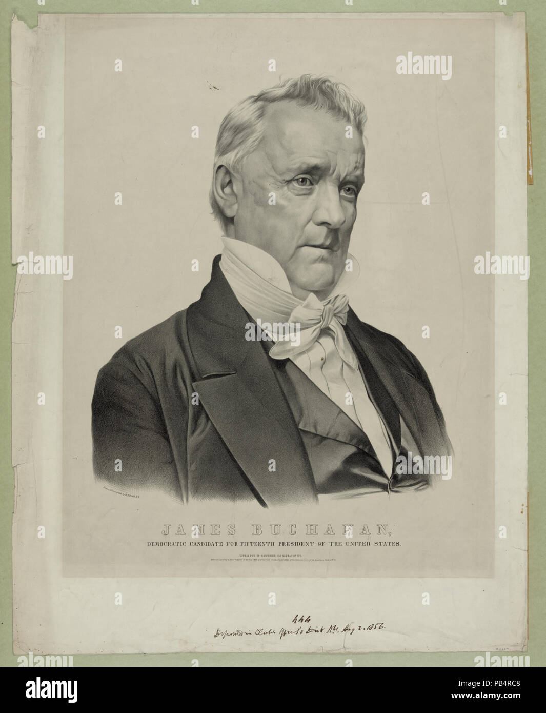 822 James Buchanan, Democratic candidate for fifteenth President of the United States LCCN2002699739 Stock Photo