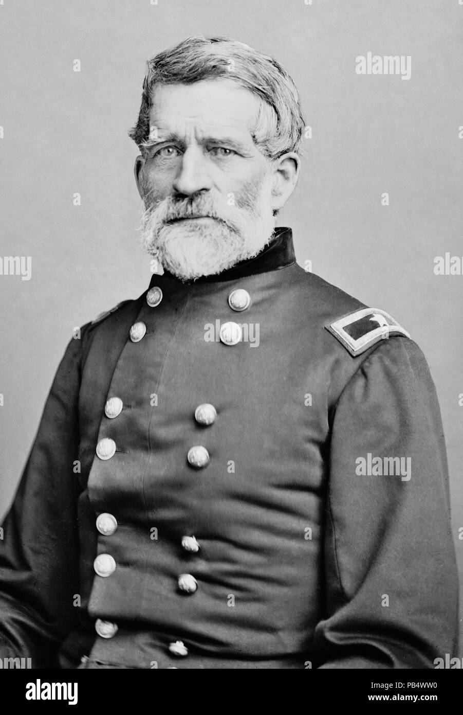 . English: Lysander Cutler (February 16, 1807 – July 30, 1866) was a businessman, educator, politician, and a Union Army general during the American Civil War. between 1860 and 1866 976 Lysander Cutler Stock Photo