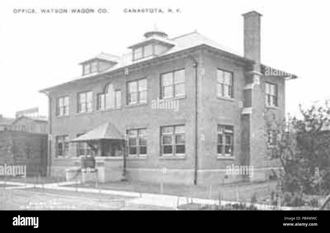 1837 Watson Wagon Co Office Canastota NY 1910 Stock Photo Alamy