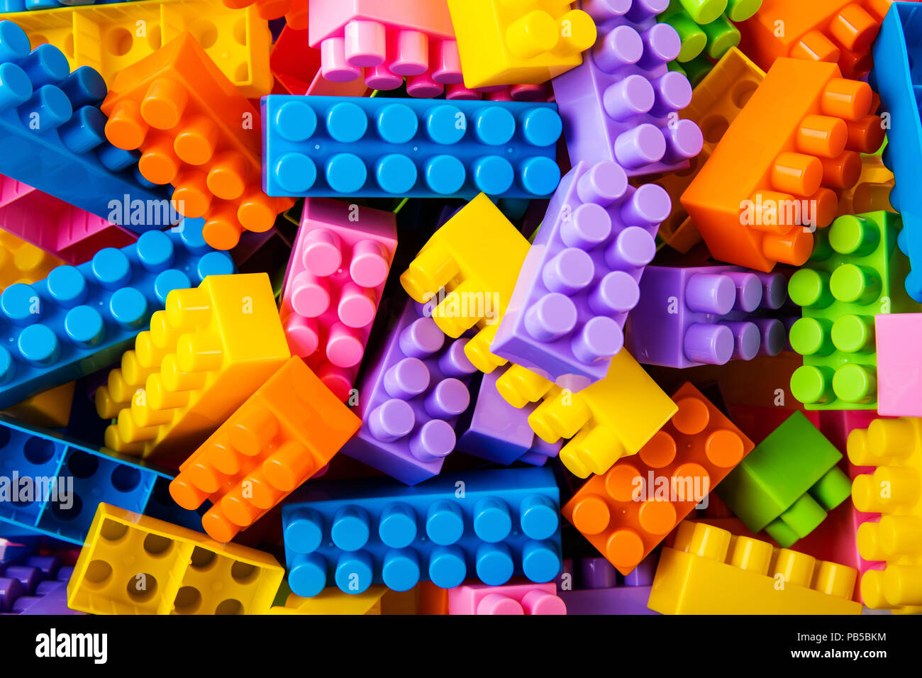 toy building blocks Stock Photo