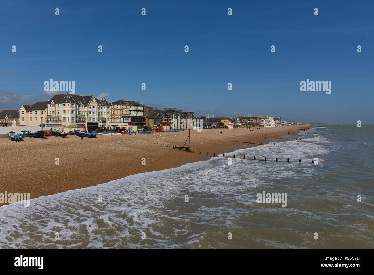 Bognor Regis beach and seafront West Sussex south coast UK holiday destination Stock Photo Alamy