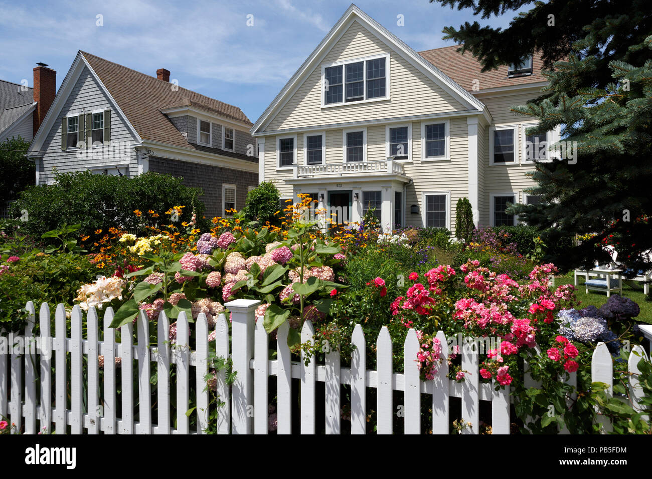 House, Commercial Street, Provincetown, Massachusetts, USA Stock Photo