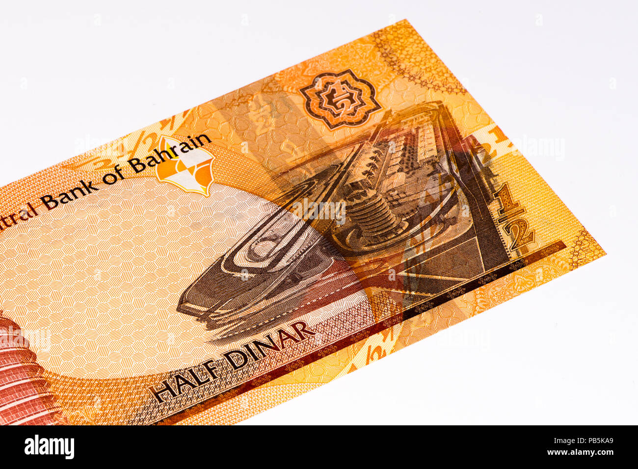 Half Dinar Of Bahrain Dinar Is The National Currency Of Bahrain Stock half-dinar-of-bahrain-dinar-is-the-national-currency-of-bahrain-stock