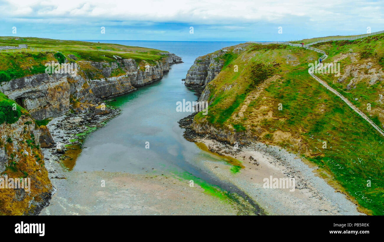 Most beautiful places in Scotland the Smoo Cave in the highlands