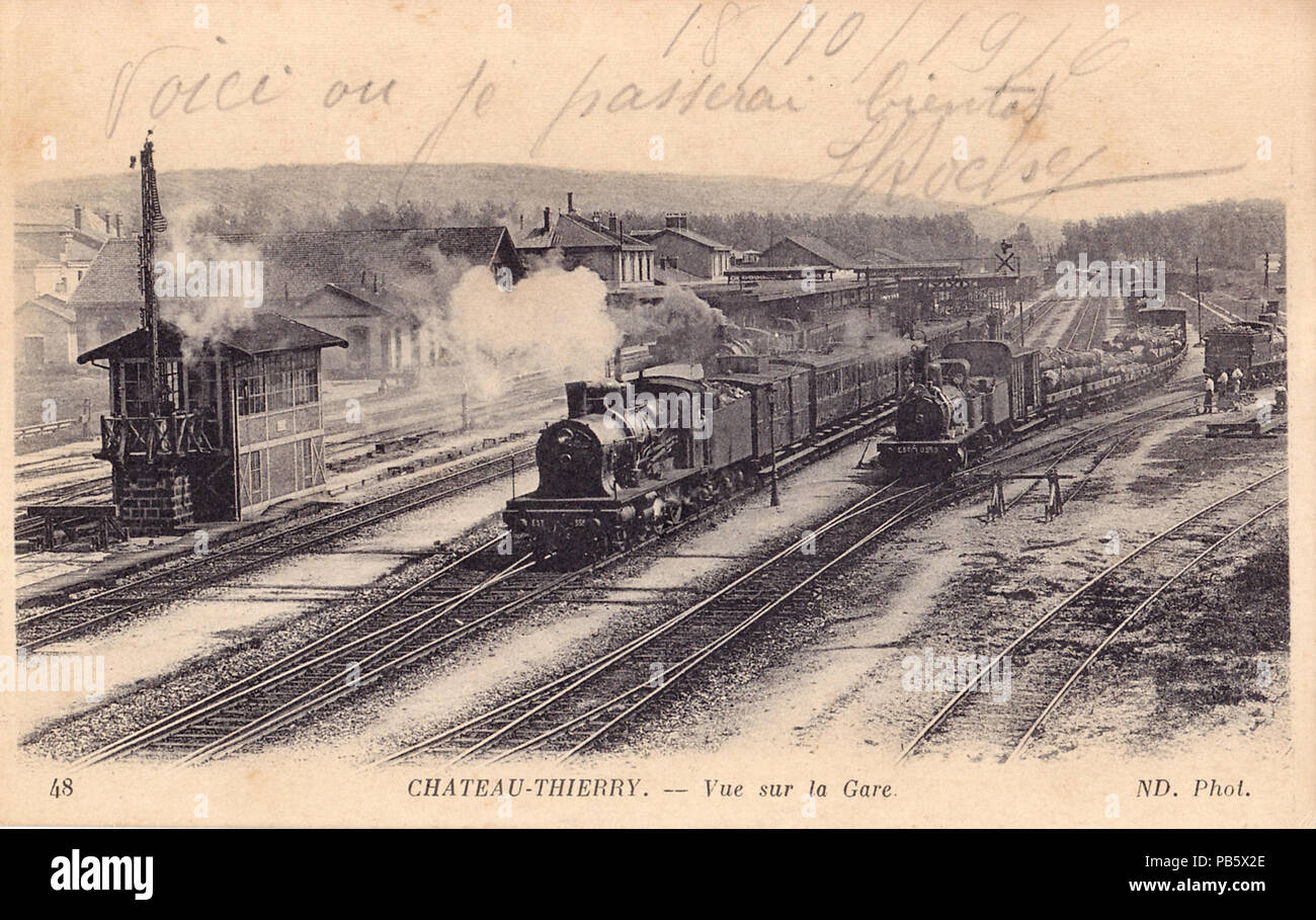 Francais Carte Postale Ancienne Editee Par Nd N 48 Chateau Thierry Vue Sur La Gare Before 18 October 1916 1085 Nd 48 Chateau Thierry Vue Sur La Gare Stock Photo Alamy Francais Carte Postale Ancienne Editee Par Nd N 48 Chateau Thierry Vue Sur La Gare Before 18 October 1916 1085 Nd 48 Chateau Thierry Vue Sur La Gare Stock Photo Alamy
